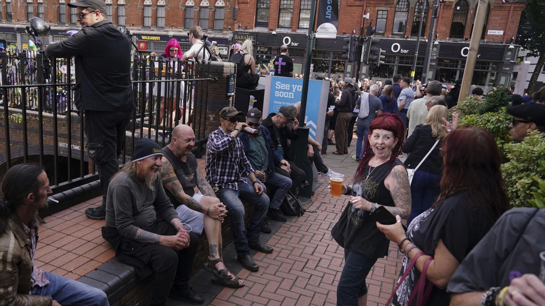 Photos: Birmingham honors Ozzy Osbourne as hearse passes through